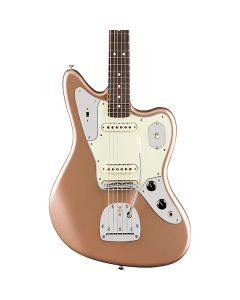Fender American Professional Classic Jaguar Electric Guitar. Rosewood Fingerboard, Faded Firemist Gold
