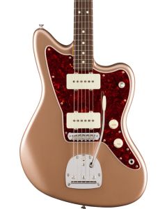 Fender American Professional Classic Jaguar Electric Guitar. Rosewood Fingerboard, Faded Sherwood Green Metallic