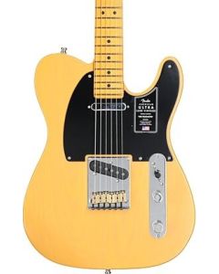 Fender American Ultra Luxe Vintage '50s Telecaster Electric Guitar. Maple Fingerboard, Butterscotch Blonde