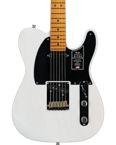 Fender American Ultra Luxe Vintage '50s Telecaster Electric Guitar. Maple Fingerboard, White Blonde