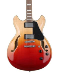 Ibanez AS73FMTAF Artcore Semi-Hollow Electric Guitar Transparent Autumn Fade