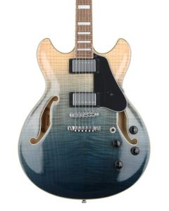 Ibanez AS73FMTIF Artcore Semi-Hollow Electric Guitar Transparent Indigo Fade