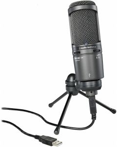 Audio-Technica AT2020USBPLUS Cardioid Condenser USB Microphone