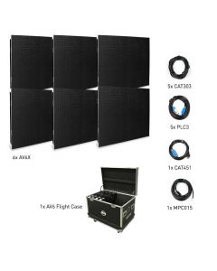 American DJ AV6XBASICSYS 6X AV6X 5 X CAT303 5 X PLC3 1 AV6 Case