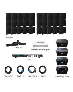 American DJ AV6XDUAL5X3SYSVXR 30 X AV6X 10 AV6RB2 4X AV6 Cases