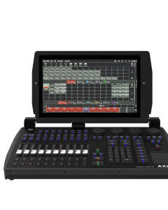 American DJ AX2992 AX2 Fully integrated lighting controller. The DYLOS Media Engine with 5 zones of pixel control is included with the AX2