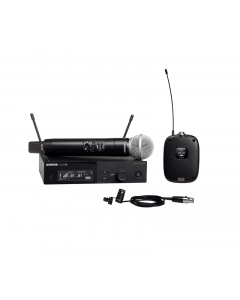 Shure SLXD124/85-G58 Wireless System with SLXD2/58 Handheld SLXD1 Bodypack and WL185 Mic. G58 Band