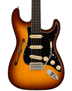 Fender Limited Edition Suona Stratocaster Electric Guitar Thinline. Ebony Fingerboard, Violin Burst