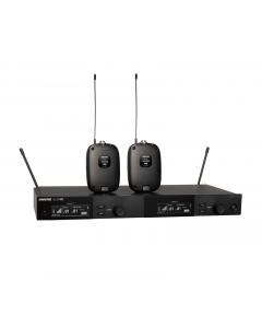 Shure SLXD14D-G58 Dual Wireless System with 2 SLXD1 Bodypack Transmitters. G58 Band