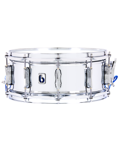 British Drum Co. BB-14-60-SN Bluebird Series Chrome Over Brass Snare. 6" x 14"