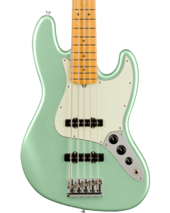 Fender American Professional II Jazz Bass V. Maple Fingerboard, Mystic Surf Green