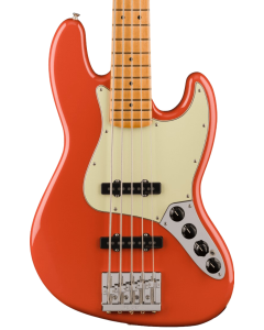 Fender Player Plus Jazz Electric Bass V. Maple Fingerboard, Fiesta Red