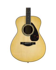 Yamaha L Series Rosewood Small Body Acoustic Guitar With Passive Pickup With Hard Bag; Natural