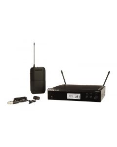 Shure BLX14R/W85 Wireless Rack-Mount Presenter System With WL185 Lavalier Microphone