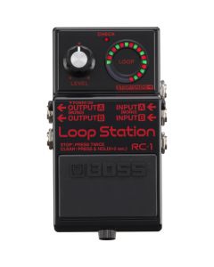 Boss RC-1-BK Loop Station 1 Million Special Edition Looper, Black