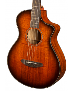 Breedlove Oregon Concertina Bourbon CE Acoustic Electric Guitar. Myrtlewood-Myrtlewood