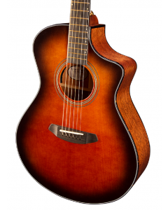 Breedlove Performer Concert Bourbon CE Acoustic Electric Guitar. Torrefied European-African Mahogany