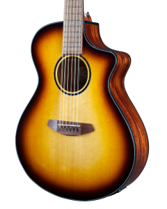 Breedlove Discovery S Concert 12 String CE Acoustic Electric Guitar. Edgeburst European African mahogany