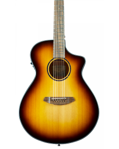 Breedlove Discovery S Concert Edgeburst CE Acoustic Electric Guitar. Red Cedar-African Mahogany