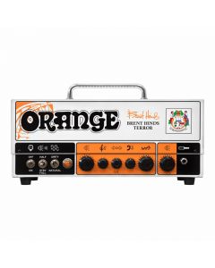 Orange Brent Hinds Terror 15-watt Tube Head with Cover