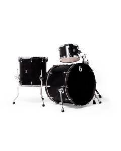 British Drum Co. ENG-22-CB-STB Enigma Series Club Kit. Satin Black (12", 16", 22")