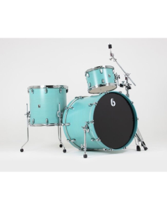 British Drum Co. ENG-22-CB-STL Enigma Series Club Kit. Satin Teal  (12", 16", 22")