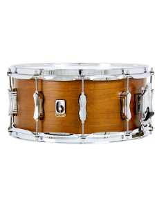 British Drum Co. BS-14-65-SN Big Softy Series Cherry and Balsa Snare. 6.5" x 14"