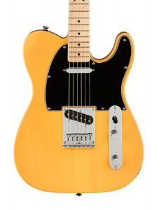 Squier Affinity Series Telecaster Maple Fingerboard Electric Guitar Butterscotch Blonde