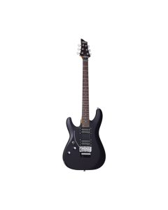 Schecter C-6 Deluxe With Floyd Rose Trem Left Handed Solid-Body Electric Guitar Satin Black