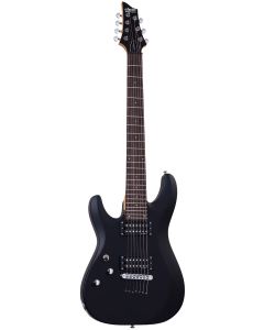 Schecter C-7 Deluxe Electric Guitar. Left Handed Satin Black.  TGF33