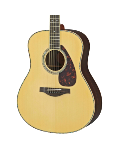 Yamaha L Series Rosewood Folk Acoustic Guitar With Passive Pickup With Case