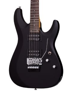 Schecter C-6 Deluxe With Floyd Rose Trem Electric Guitar Satin Black