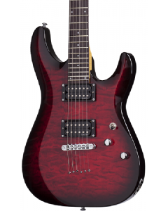 Schecter C-6 Plus Electric Guitar See-Thru Cherry Burst
