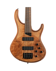 MTD Kingston Z4 Electric Bass. GlossFigured MapleNatural GlossIndian Laurel Fingerboard. MTD soap bar pickups. Active