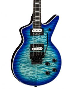Dean Cadi Select Quilt Top Electric Guitar. Floyd Rose Ocean Burst