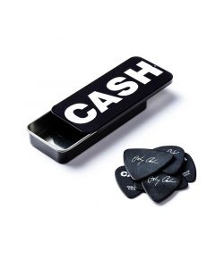 Dunlop Johnny Cash Bold Pick Tin With 6 Picks Medium