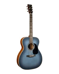 Martin CEO-11 Special Edition M-14 Fret (0000-14 Fret) Acoustic-Electric Guitar. Gloss New Horizons Blue Burst European Spruce Top. 10CEO11