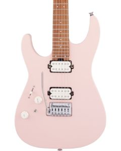 Charvel Pro-Mod DK24 Dinky Left Handed Electric Guitar. Satin Shell Pink
