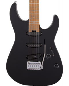 Charvel Pro-Mod DK22 SSS 2PT Electric Guitar. Caramelized Maple FB, Gloss Black