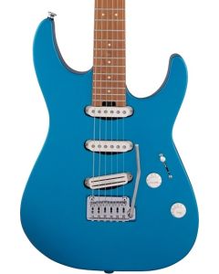 Charvel Pro-Mod DK22 SSS 2PT Electric Guitar. Caramelized Maple FB, Electric Blue