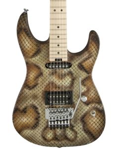 Charvel Pro-Mod Snake Warren DeMartini Signature Electric Guitar. Maple FB, Snakeskin