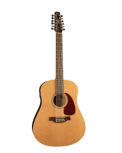 Seagull Coastline Series S12 Dreadnought 12-String QI Acoustic-Electric Guitar Natural