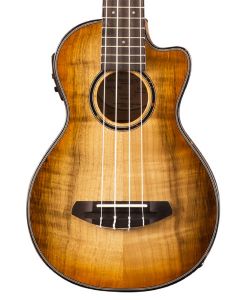 Breedlove Lu'au Concert Ukulele. Natural Shadow CE Myrtlewood-Myrtlewood