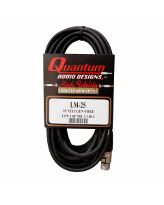 Quantum Audio LM-25 25' Oxygen Free Low Imp. Mic Cable