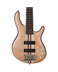 Cort A5PLUSFMMHOPN Artisan Series A5 Plus FMMH Bass Guitar. Open Pore Natural
