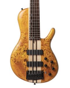 Cort A5PLUSSCAOP Artisan Series A5 Plus SC Bass Guitar. Amber Open Pore