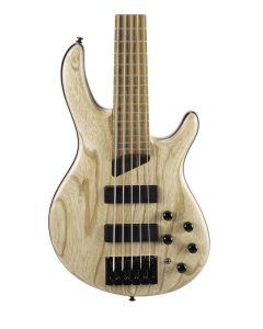 Cort B5ELEMENTOPN Artisan Series B5 Element 5 String Bass Guitar. Open Pore Natural