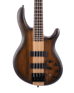 Cort C4PLUSOVMHABB Artisan Series C4 Plus OVMH Bass Guitar. Antique Brown Burst