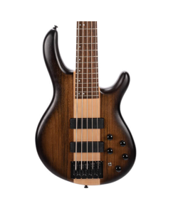 Cort C5PLUSOVMHABB Artisan Series C5 Plus OVMH 5 String Bass Guitar. Antique Brown Burst