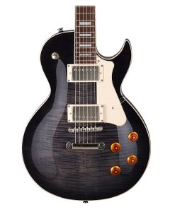 Cort CR250TBK Classic Rock Series Electric Guitar. Trans Black